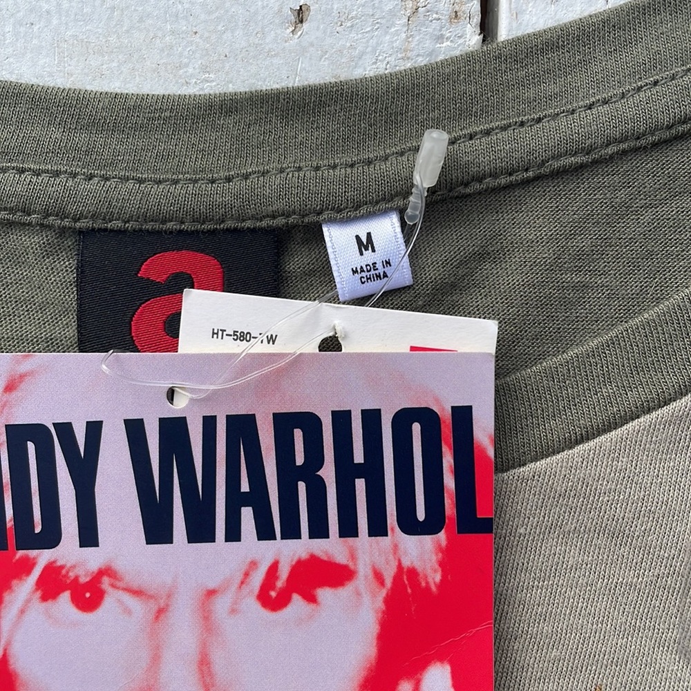 RARE Andy Warhol Collectible Tee Shirt NWT - Picture 4 of 6